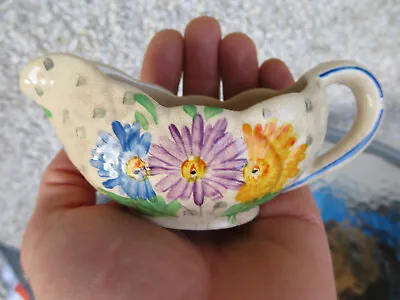 Buy Vintage Hand Painted Sylvan Ware Small Floral Gravy Sauce Boat And Dish • 12.99£