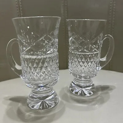 Buy Galway Irish Cut Crystal Glass - IRISH COFFEE - Mug Signed 1st & Original Labels • 24.99£