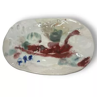 Buy 70s Ann Adair Studio Pottery Ceramic Centerpiece Platter (Wife Of Peter Voulkos) • 567.15£