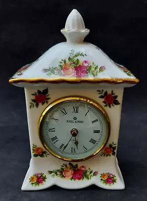 Buy Bone China Royal Albert Old Country Roses Mantel Clock • 14.99£