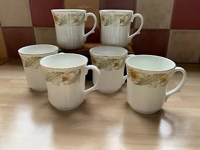 Buy Duchess Bone China Tea/coffee Mugs X 6 Greensleeves Pattern Vintage • 29.99£