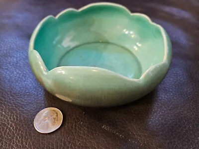 Buy Covina Pottery Sea Green/ Turquoise Brown Bowl 131 California Pottery 5.5  • 13.31£