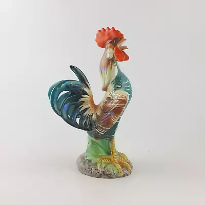Buy Ronzan Italian Fighting Cockerel / Rooster Porcelain Figurine - OP 3362 • 175£