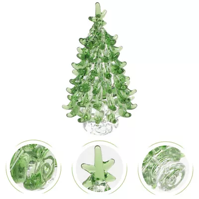 Buy Miniature Christmas Tree Ornament With Crystal Garland And Baubles • 6.65£
