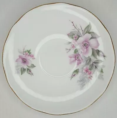 Buy Duchess Fine Bone China Tea Saucer 412 Made In England Vintage Pink Floral 5⅝  • 7.55£