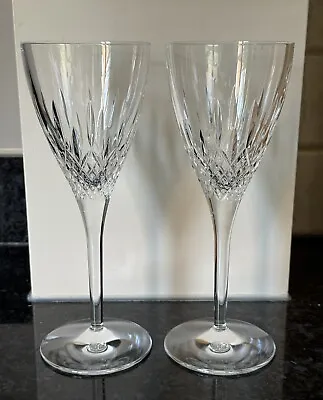 Buy A Pair Of Stuart Crystal Madison Large Goblet Glasses Signed 23cm • 69.99£