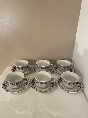 Buy 6 Adams Old Colonial Tea/ Coffee Cups And Saucers 200ml Real English Ironstone. • 28£