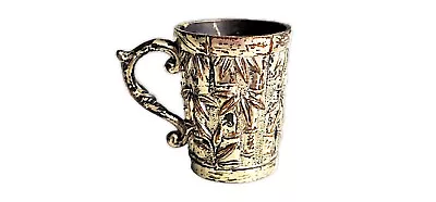 Buy Antique Chinese Metal Bamboo Miniature Mug. • 4.99£