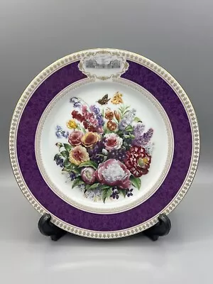 Buy Limoges Porcelain Plate 1990 National Horticultural Society Of France Bouquet • 3.95£