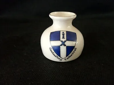 Buy Crested China - CANTERBURY CATHEDRAL Crest - Vase - Arcadian. • 4.75£