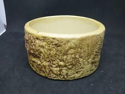 Buy Vintage 50's HILLSTONIA Moira Stoneware Bark Pottery Log Planter Bowl 14cm VGC • 12.50£