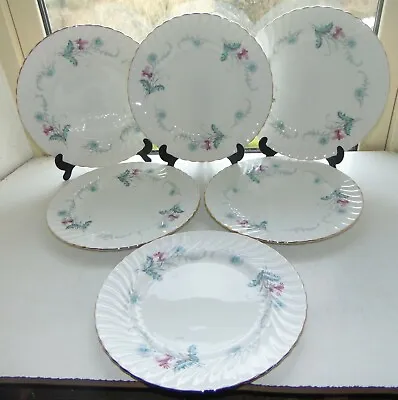 Buy Aynsley Fine China Wayside Pattern 8180  6 X Dinner Plates 27cm • 35£