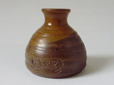 Buy Vintage Studio Pottery Salt-Glazed Bottle Vase Anthony Morris 1970s Seventies • 19.95£