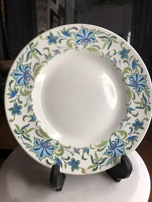 Buy Vtg Midwinter Spanish Garden  Plate White Blue Flowers Floral Retro Side Plate • 2£