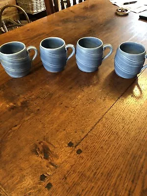 Buy Vintage Sylvac Mugs- Set Of 4 Blue 1364 • 12.99£
