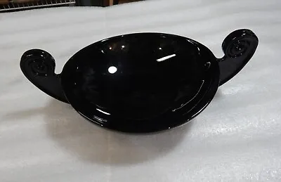 Buy Fostoria Black Amethyst Depression Glass 14  Scroll Console Bowl Art Deco 1930 • 28.95£
