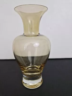 Buy SEA GLASBRUCK (Orrefors Kosta Boda Group ) ~AMBER~ 6  Glass Vase C.1970's • 15£