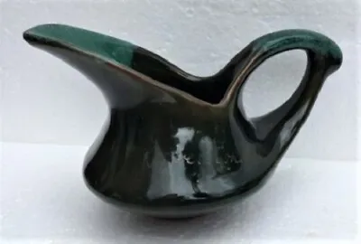 Buy Revelstoke Canadian Art Pottery Green Brown Souvenir Jug  Oil Can Design Canada  • 8£