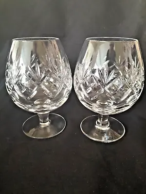 Buy Royal Doulton Crystal   Georgian  Brandy Glasses, Etched Set Of 2 • 18.99£