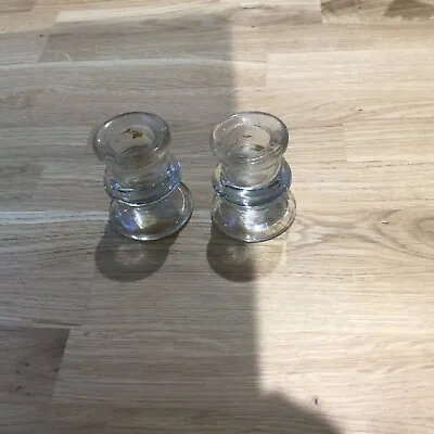 Buy Antique Candle Holders Glass • 4£