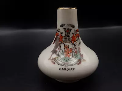 Buy Crested China - CARDIFF Crest - Persian Scent Bottle 700 A.D - Shelley China. • 6£