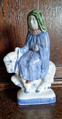 Buy Vintage Rye Pottery Handmade Studio Canterbury Tales 18cm Figure  Nun Prioress  • 26£