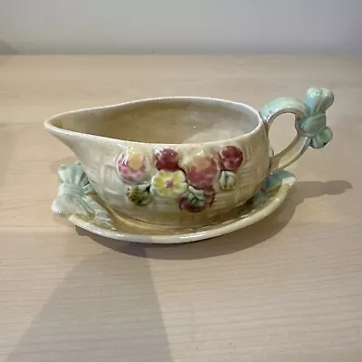 Buy Shorter And Son Staffordshire Small Hand Painted Gravy Boat & Saucer 15cm Wide • 5.99£