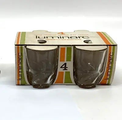 Buy NOS Original Vintage Retro 1970s JG Durand Luminarc France Glasses Boxed 9oz25cl • 18£