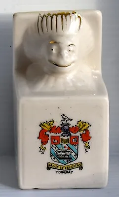 Buy Crested China: Torquay (devon) Crest On Florentine China Jack In The Box • 4.99£