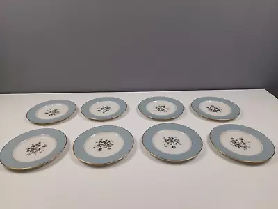 Buy 8 X Royal Doulton ROSE ELEGANS Tea Plates - 16.5 Cm Diameter - TC1010 • 15£
