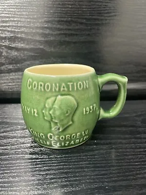 Buy Denby Pottery 1937 King George VI Queen Elizabeth Coronation Mug. • 8.90£