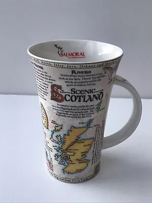 Buy Dunoon Glencoe Shaped Bone China Mug 'Scenic Scotland' By Jackie Reynolds VGC • 18.99£