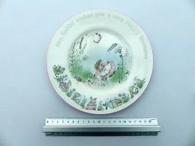 Buy Taylor And Kent Elizabethan Brand Mrs Rabbit Birthday Plate • 4£