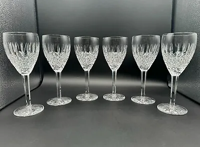 Buy Beautiful Set Of 6 WATERFORD CRYSTAL Castlemaine(Cut) Water Goblets/Wine Glasses • 591.93£