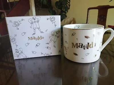 Buy Brand New Roald Dahl Matilda Fine Bone China Can Mug With Gold Detail Gift Boxed • 5.50£