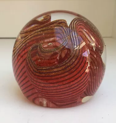 Buy Stunning Vintage Michael Nourot Glass Paperweight 1995 Weighs 500g • 19.99£