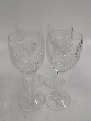 Buy Bundle Of 4 Royal Brierley Cut Crystal Sherry Glasses Preowned Collectable • 6.99£
