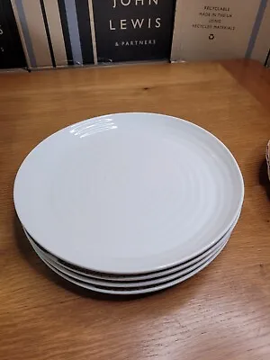 Buy Sophie Conran For Portmeirion Coupe 4 X Dinner Plates, Dia.27cm, White • 59.99£