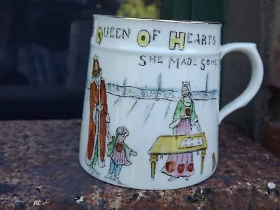 Buy CIRCA 1930 Nursery Ware Childs China Mug The Queen Of Hearts She Made Some Tarts • 24.99£