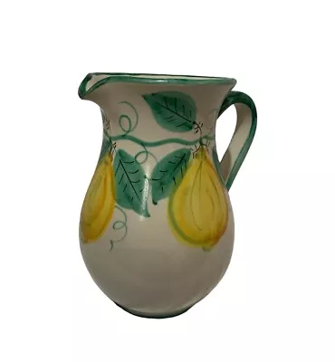 Buy Ravello Vintage Pottery Large Lemon Jug Made In Italy • 14.99£