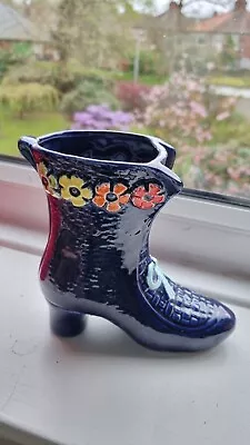 Buy Vintage Napco Ceramic  Boot Vase • 12£