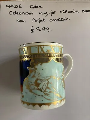 Buy Wade China Celebration Mug For The Millennium 2000 • 9.99£