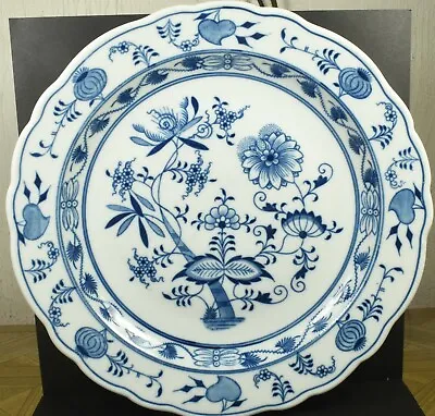 Buy Carl Teichert Blue Onion 'Meissen' Design 10  Dinner Plate C1882 - 1929 #4 • 24.99£