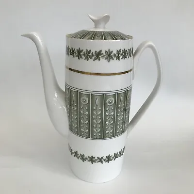 Buy Spode PROVENCE Tall Coffee Pot Y7843 Vintage Bone China England DAMAGE • 18.95£