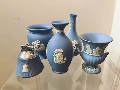 Buy Wedgwood Jasper Ware Bundle Vases Lighter Vintage Stoneware  • 27.95£