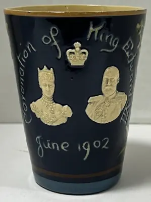 Buy Aller Vale King Edward Vii Coronation 1902 Beaker - Borough Of Shaftesbury • 139.81£