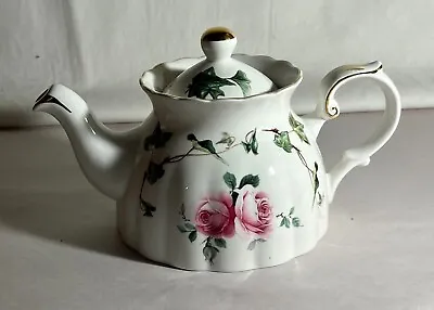 Buy Crown Ducal CDT11 Double Pink Roses Pattern Teapot With Lid • 17.93£