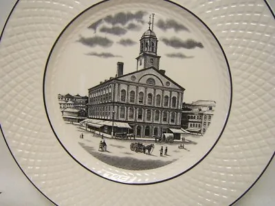Buy Faneuil Hall Boston Masonic Copeland Spode's Mansard Plate 10 3/4  Mint • 19.07£