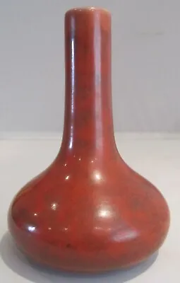 Buy Minton Hollins Astra Ware Mottled Orange Solifleur Vase • 30£