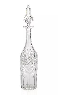 Buy Victorian Antique Cut Glass Gothic Design Wine Decanter With Spire Stopper • 29.99£